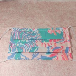 Blue Peri Viva la Lilly Face Mask